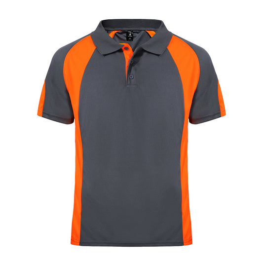 Cool Mesh (Charcoal & Orange)