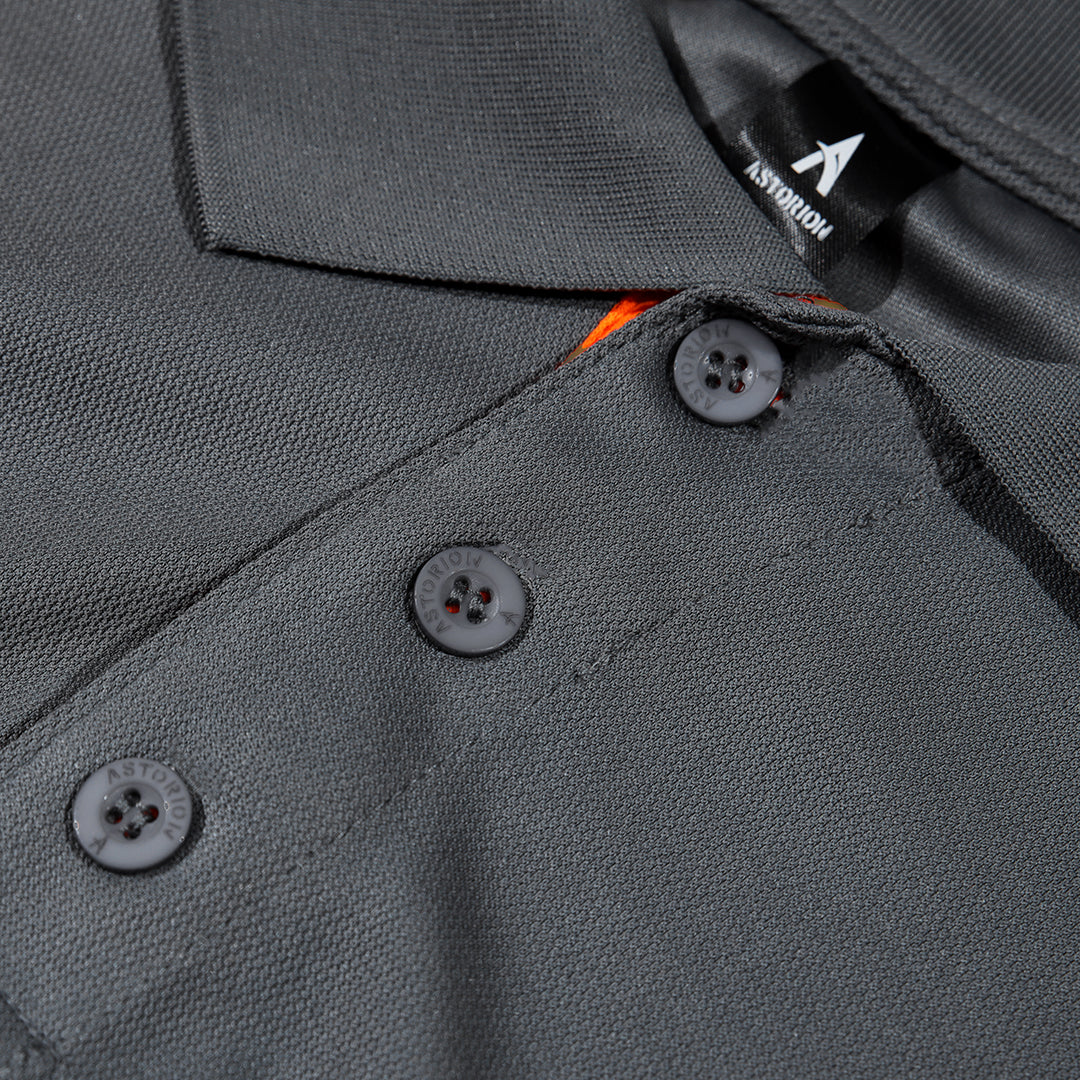 Cool Mesh (Charcoal & Orange)