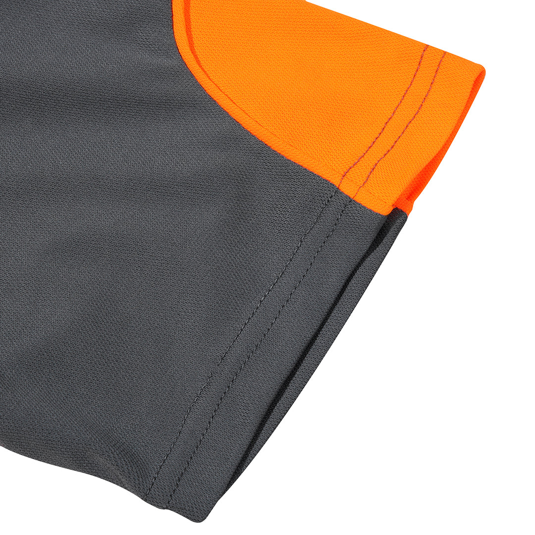 Cool Mesh (Charcoal & Orange)