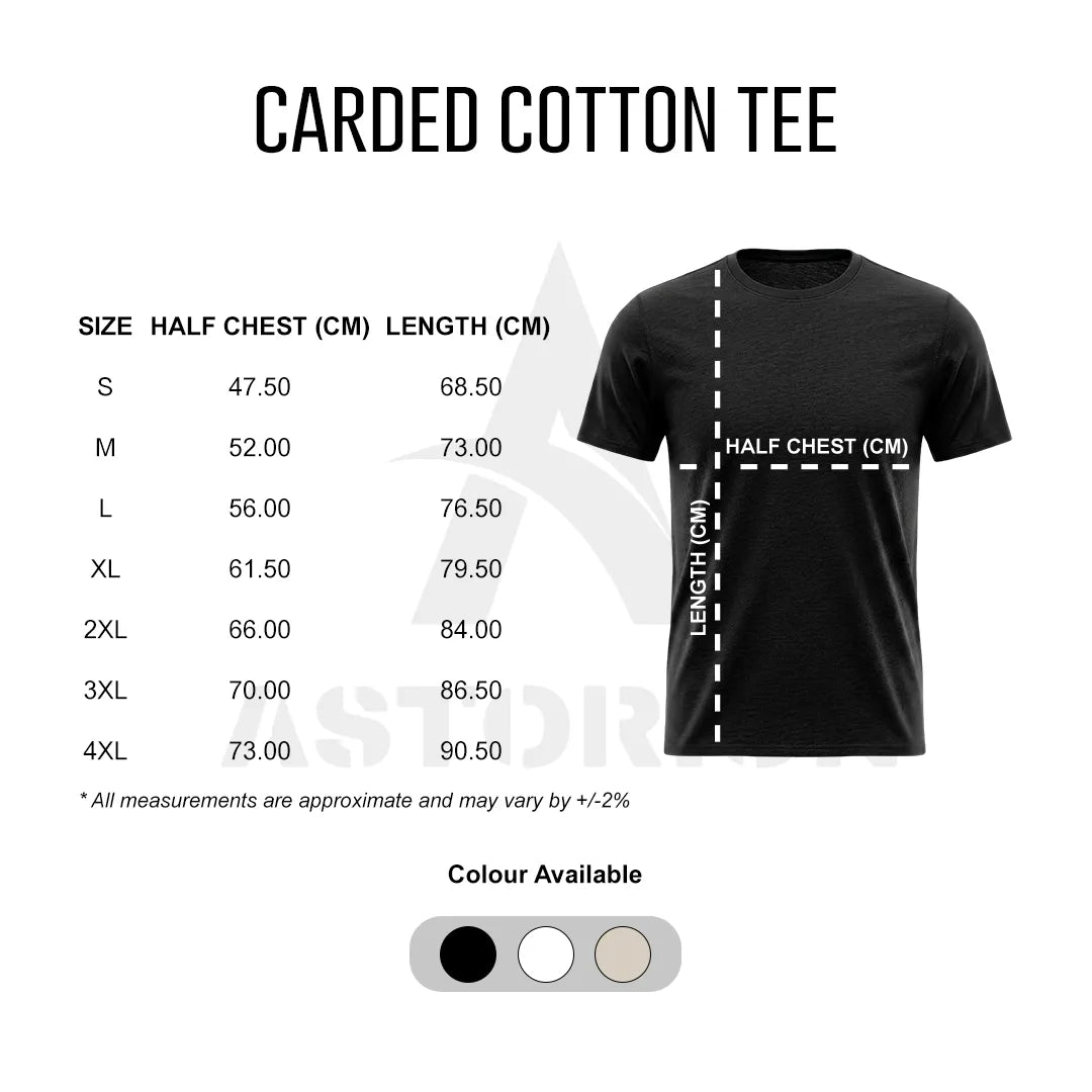 Carded Tee (Bone) 1200-BO