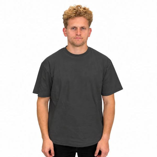 Drop Shoulder Tee (Charcoal)