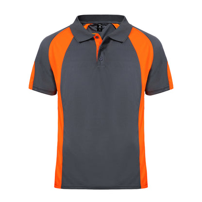 Cool Mesh (Charcoal & Orange)