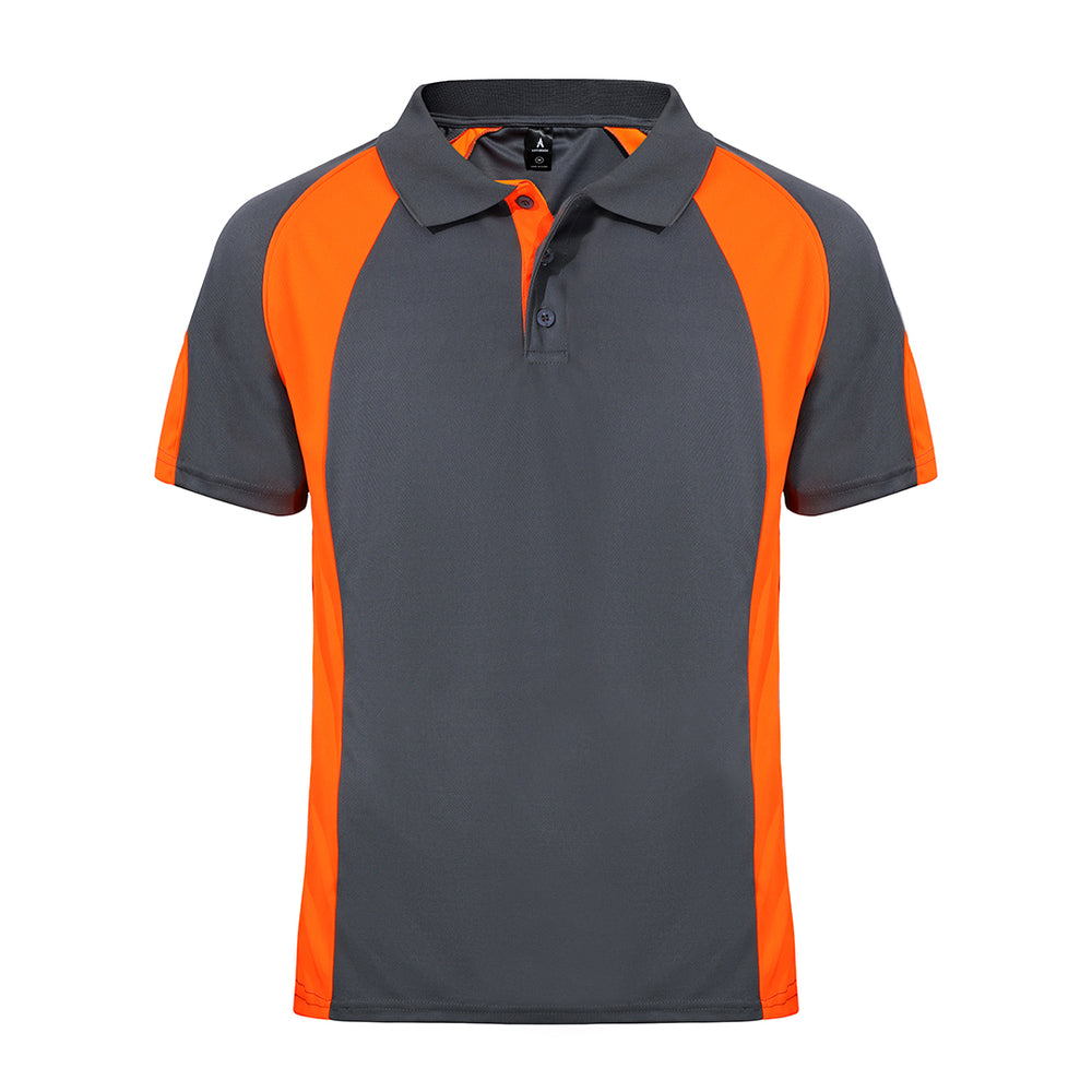 Cool Mesh (Charcoal & Orange)