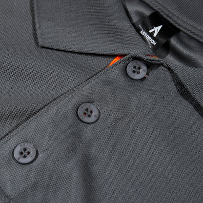 Cool Mesh (Charcoal & Orange)