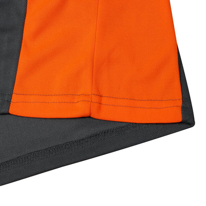 Cool Mesh (Charcoal & Orange)