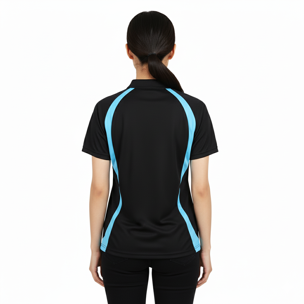 Flex-Fit (Black & Aqua) For Women