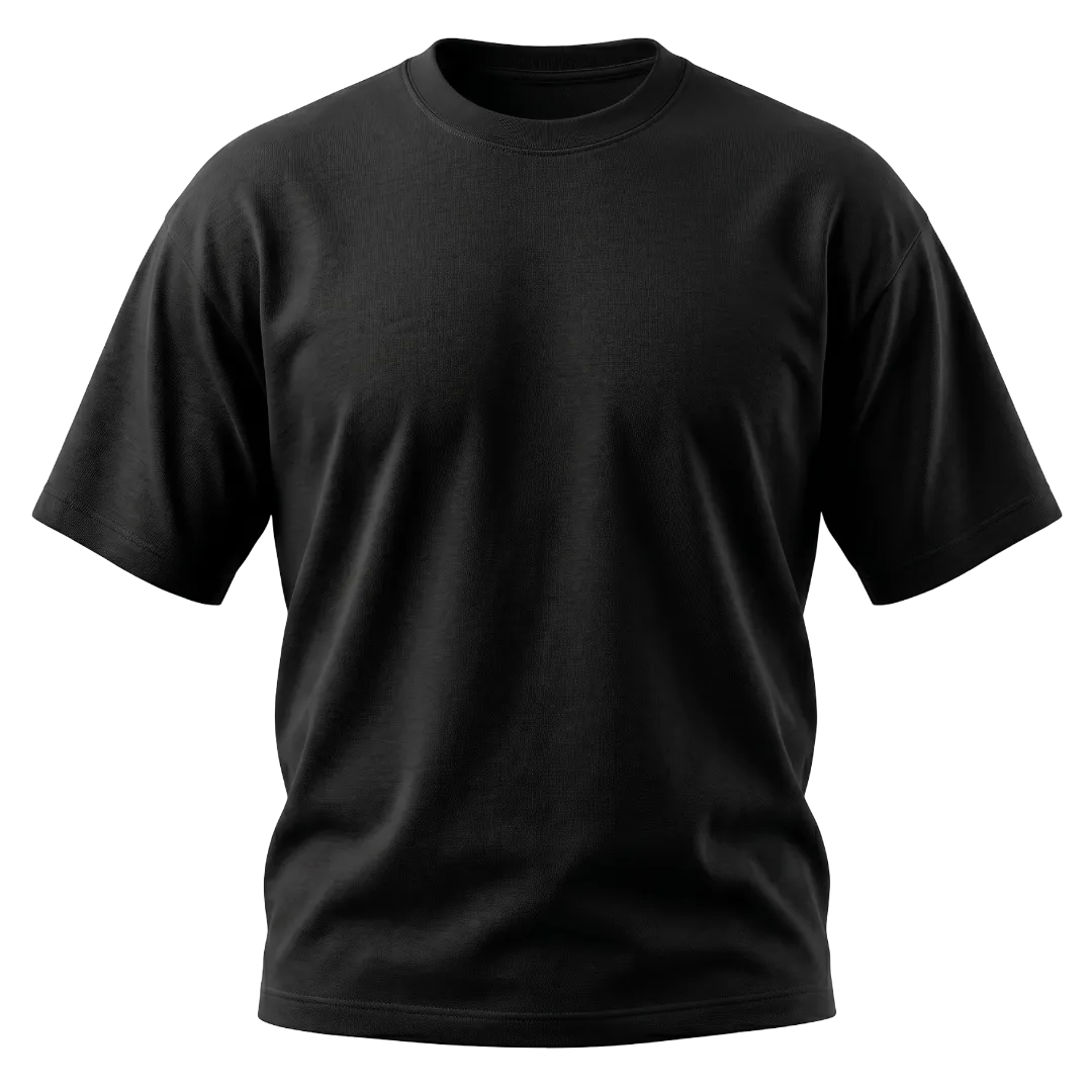 Classic Oversize Black Tee 1200-OS-BL