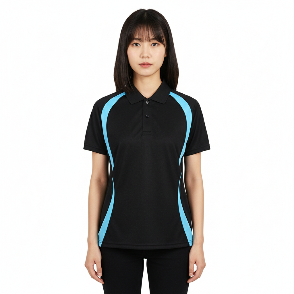 Flex-Fit (Black & Aqua) For Women