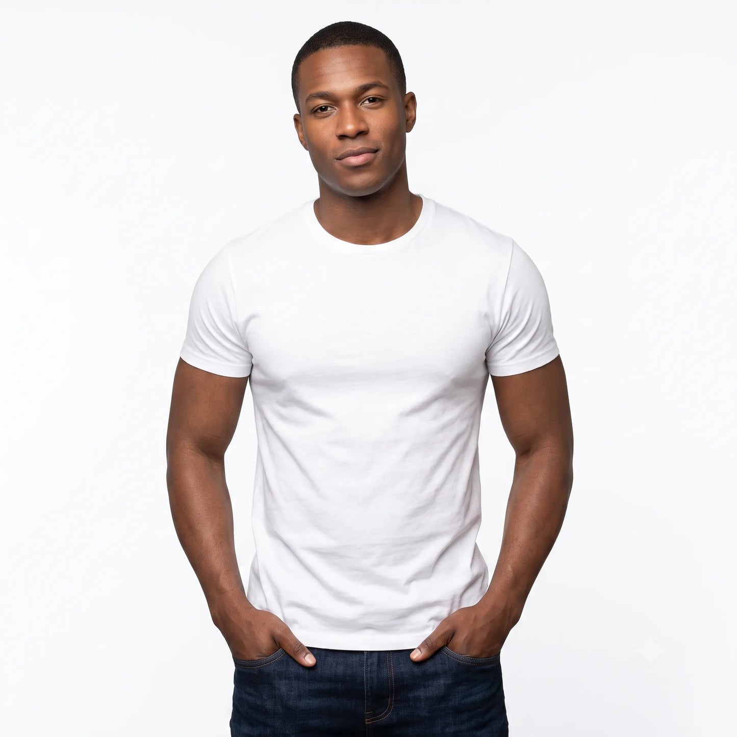 Carded Tee (White) 1200-WH