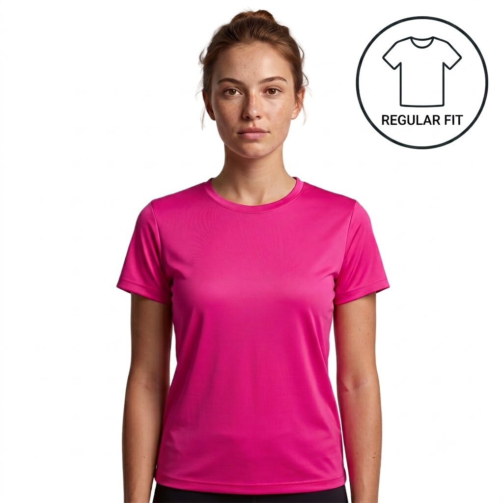 Elemental Tee Women Regular Fit Charity Pink 1220-W-CP