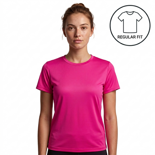 Elemental Tee Women Regular Fit Charity Pink 1220-W-CP