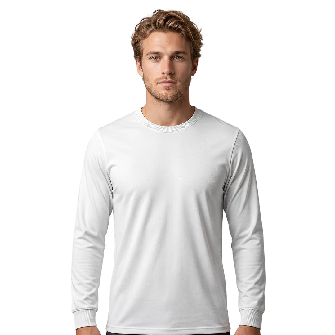 Classic Heavy Tee L/S (White) 1280-LS-WH